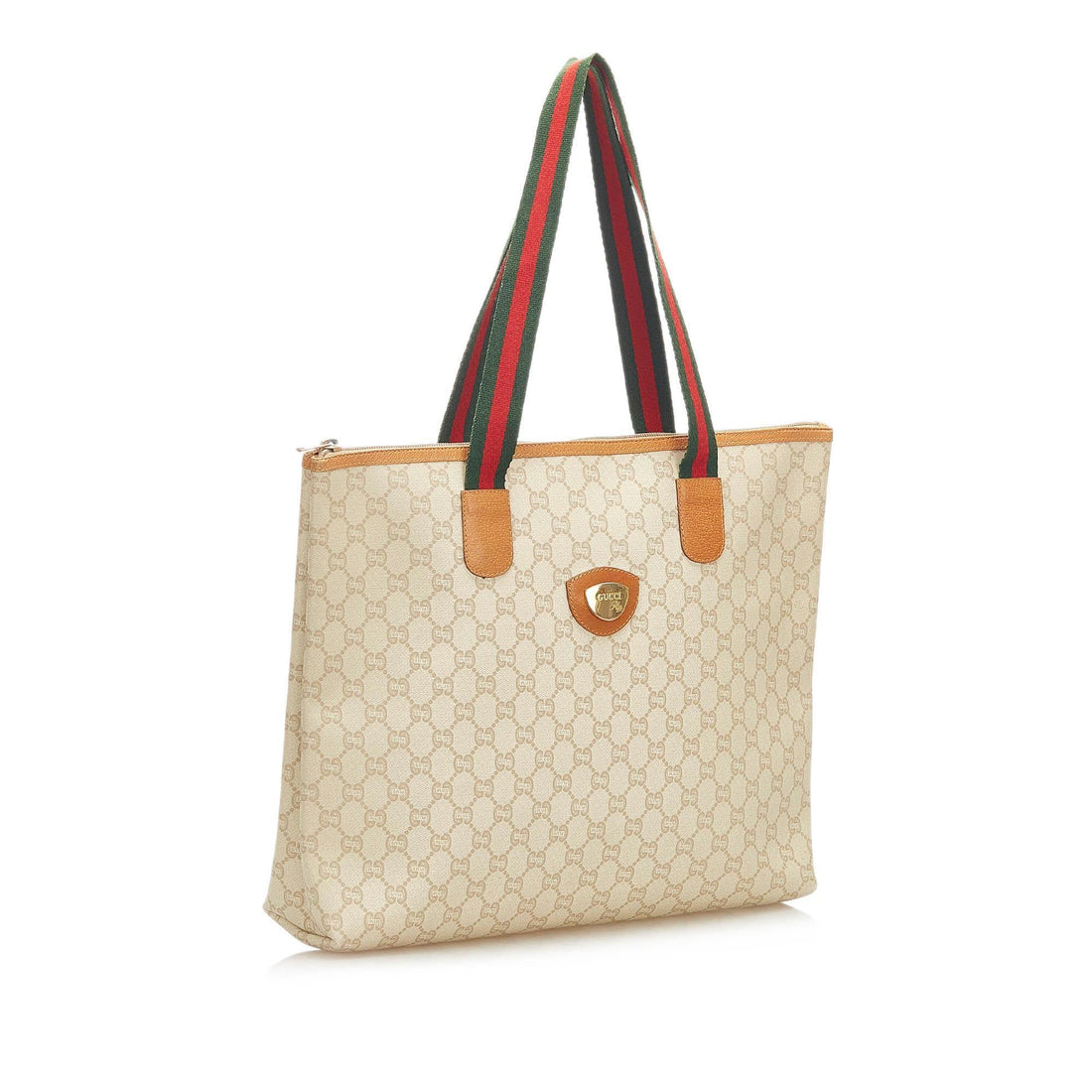 Gucci GG Supreme Web Tote Bag (SHG-18420)