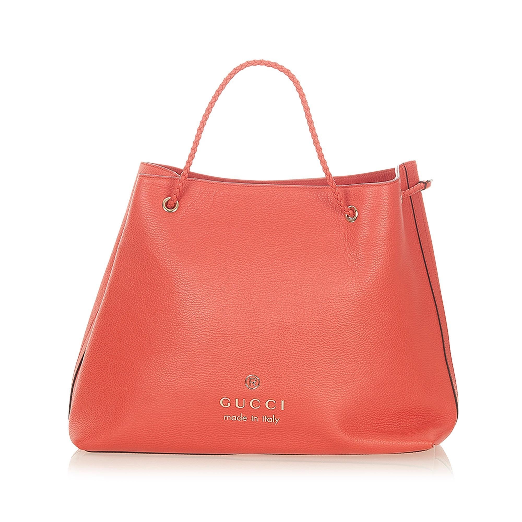 Gucci Gifford Leather Tote Bag (SHG-19501)