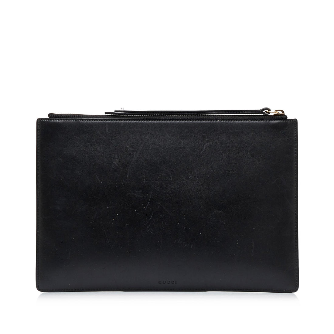 Gucci Gucci Ghost Life is Gucci Leather Clutch Bag (SHG-QPhnpZ)