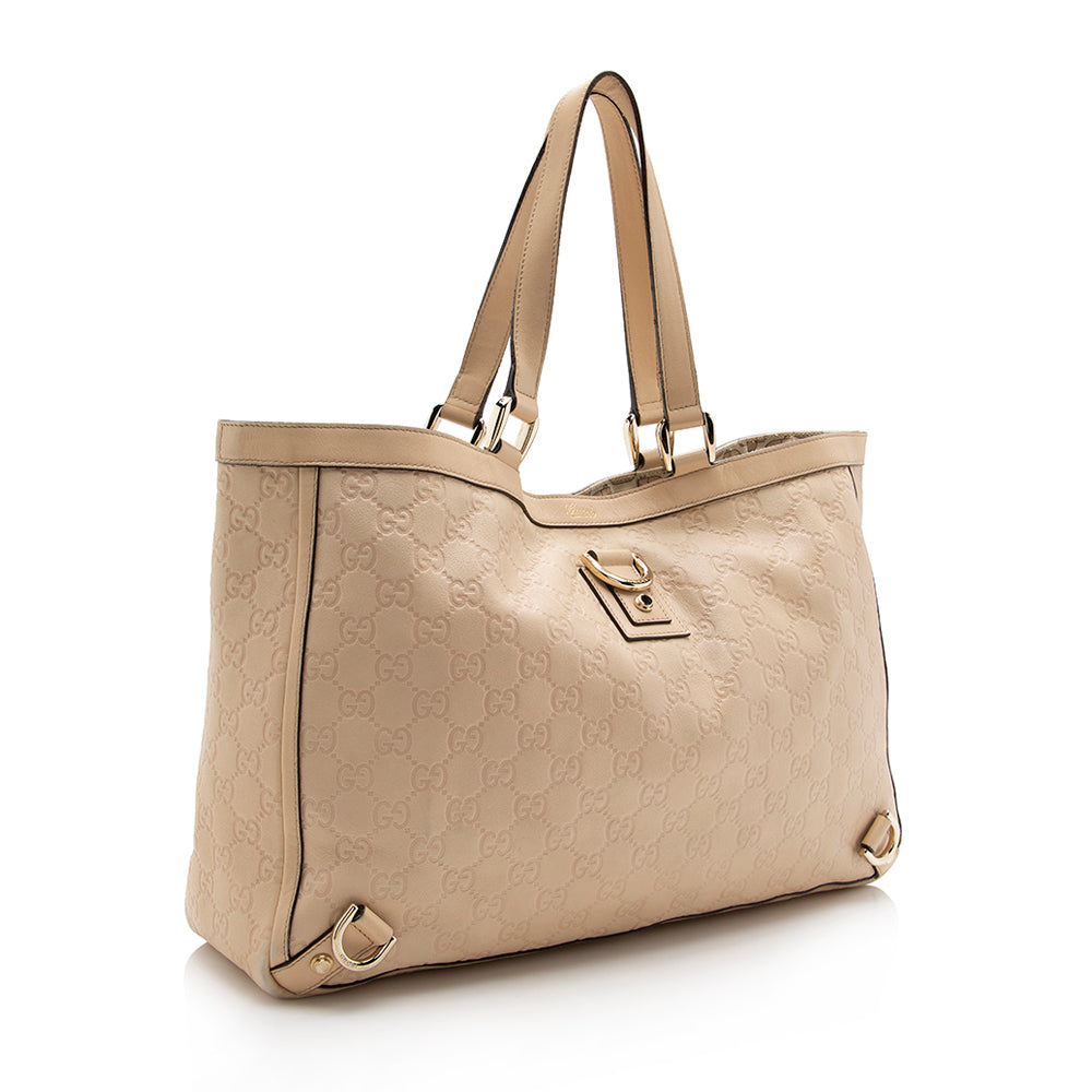 Gucci Guccisima Leather Abbey Large Tote