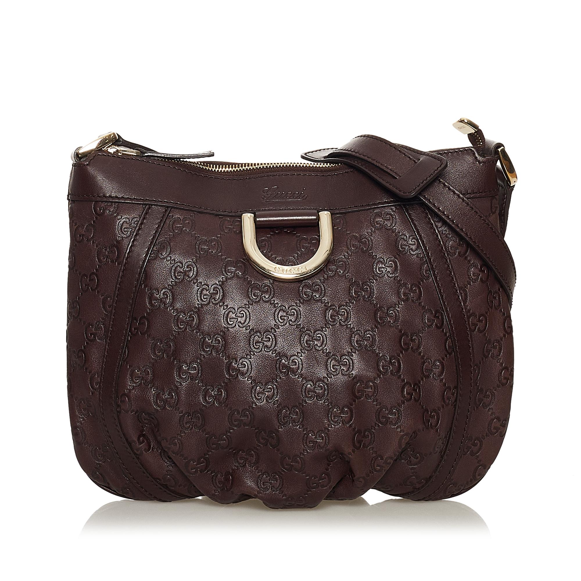 Gucci Guccissima Abbey D-Ring Crossbody Bag