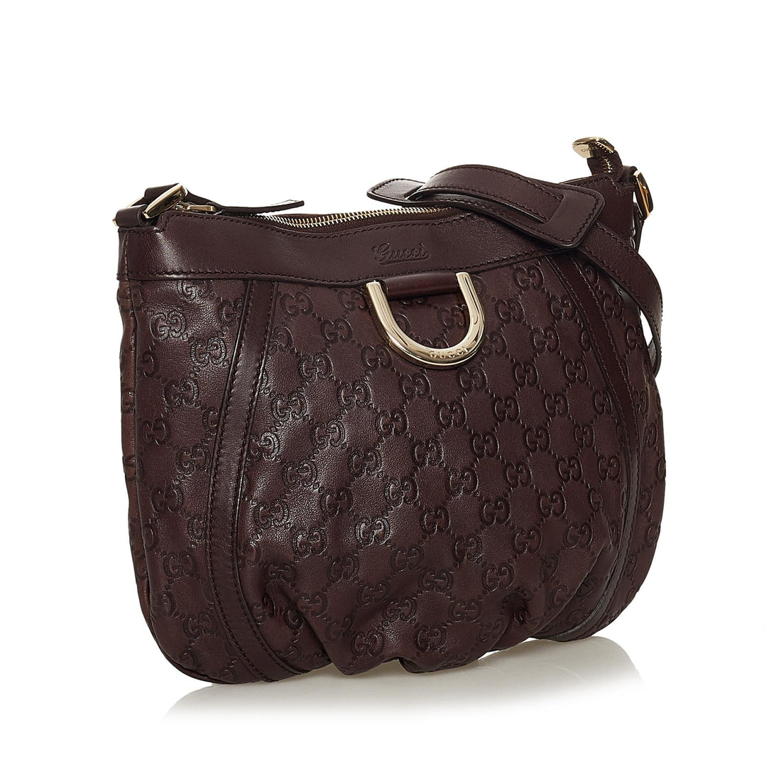 Gucci Guccissima Abbey D-Ring Crossbody Bag