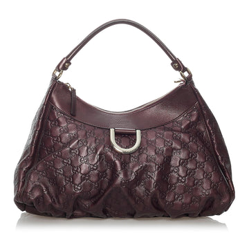 Gucci Guccissima Abbey D-Ring Shoulder Bag