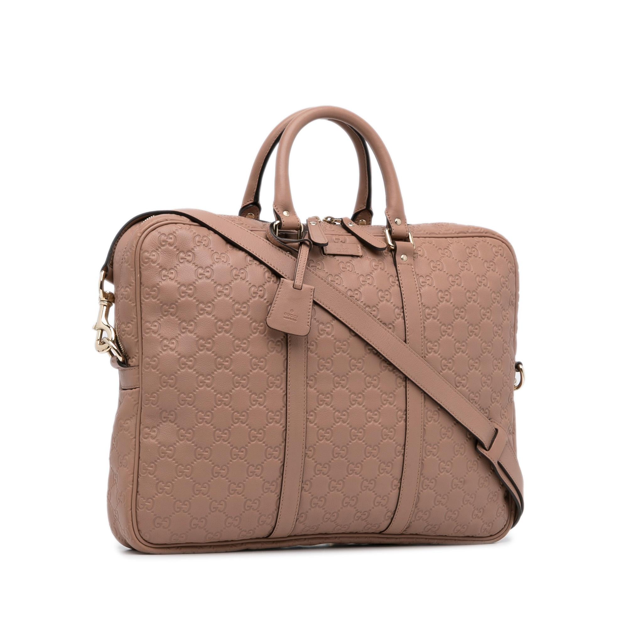 Gucci Guccissima Briefcase (SHG-yrlyXS)