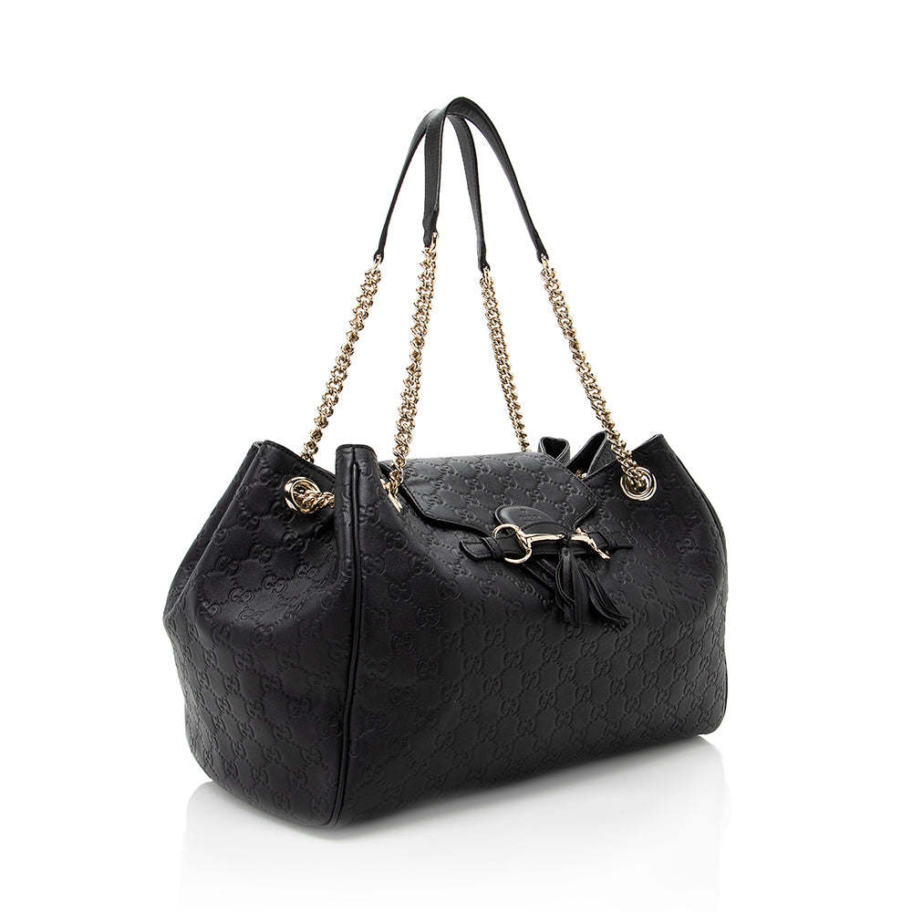 Gucci Guccissima Emily Large Shoulder Bag