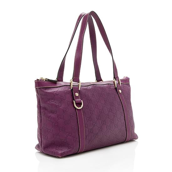 Gucci Guccissima Leather Abbey Top Handle Medium Tote