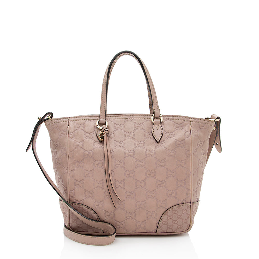 Gucci Guccissima Leather Bree Mini Tote