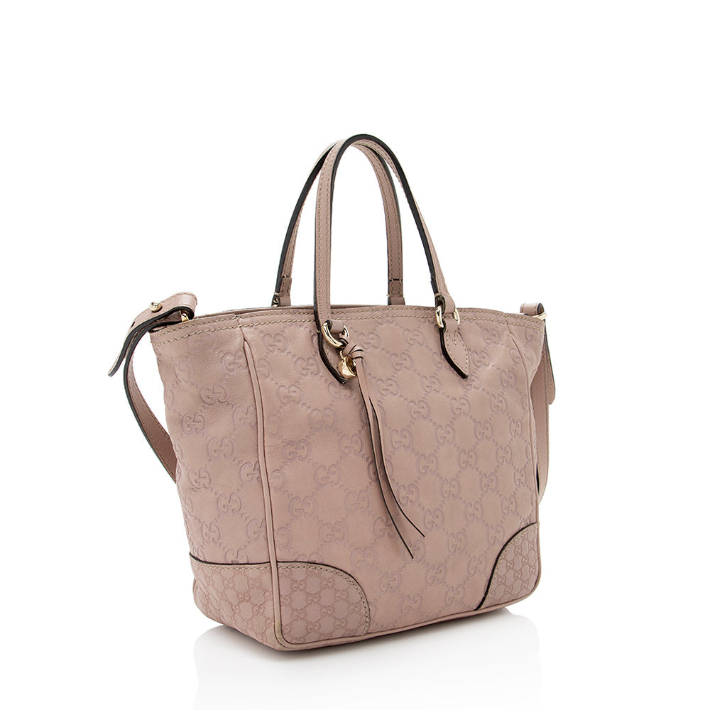 Gucci Guccissima Leather Bree Mini Tote