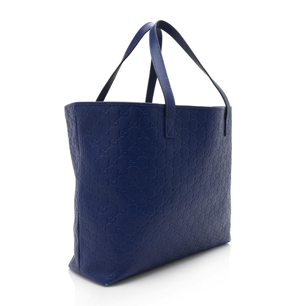 Gucci Guccissima Leather Large Tote (SHF-12359)