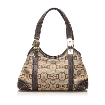 Gucci Horsebit Canvas Tote Bag (SHG-13910)