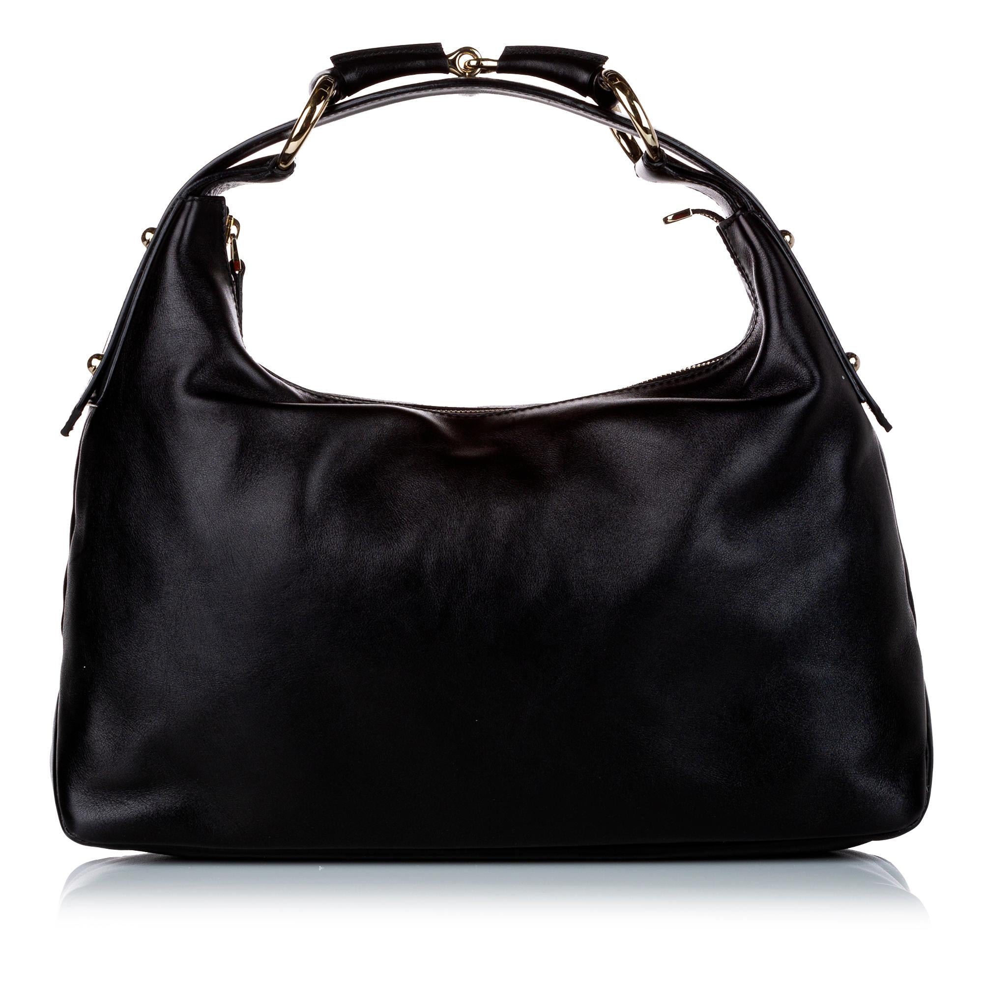 Gucci Horsebit Leather Shoulder Bag
