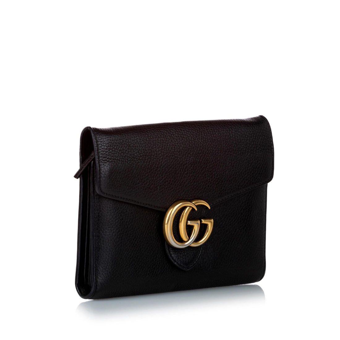 Gucci Interlocking G Chain Leather Crossbody Bag