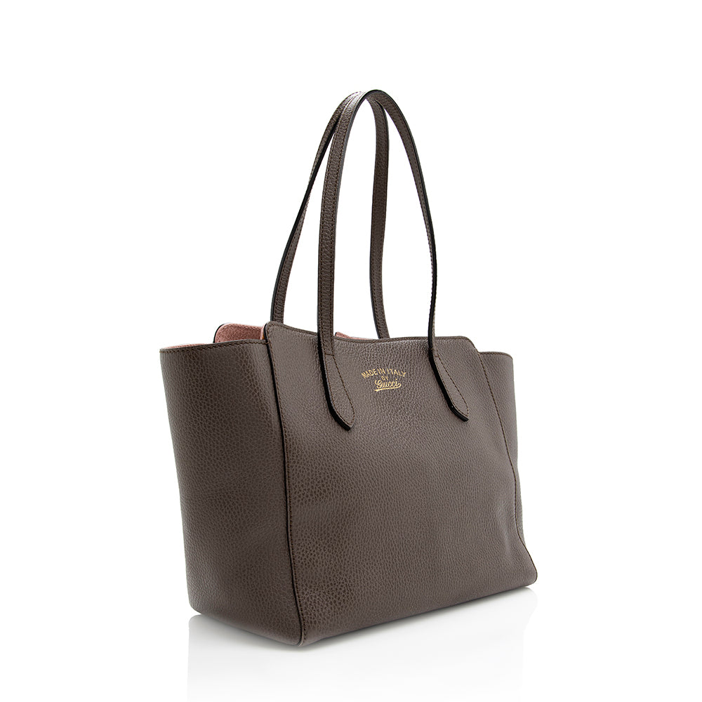 Gucci Leather Swing Small Tote