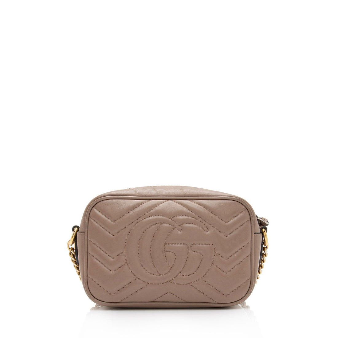 Gucci Matelasse Leather GG Marmont Mini Bag (SHF-mxqNer)