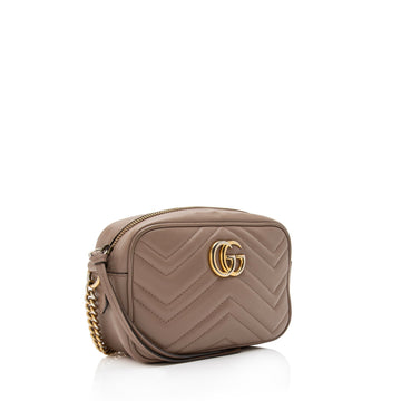 Gucci Matelasse Leather GG Marmont Mini Bag (SHF-mxqNer)