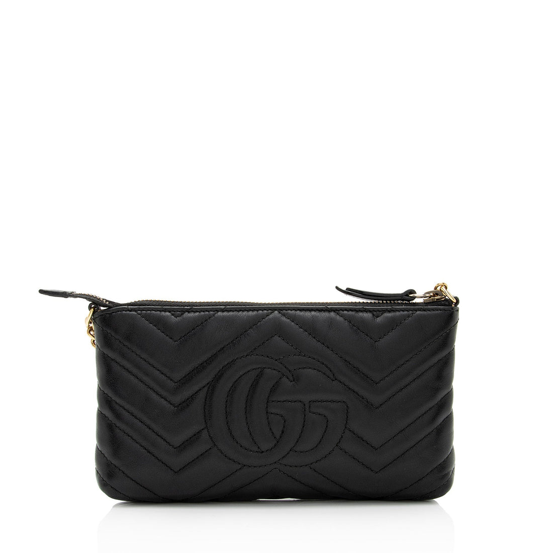 Gucci Matelasse Leather GG Marmont Mini Chain Bag (SHF-CwKDsc)