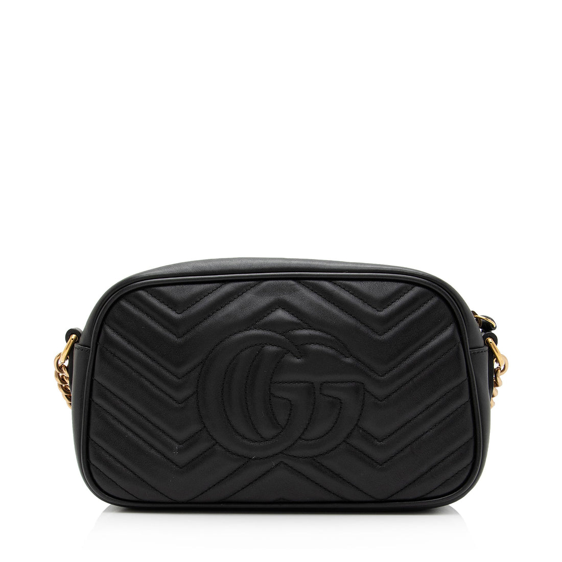 Gucci Matelasse Leather GG Marmont Small Shoulder Bag (SHF-yWuLoN)