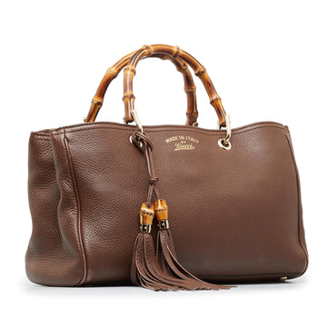 Gucci Medium Bamboo Shopper Satchel (SHG-Re2vqi)
