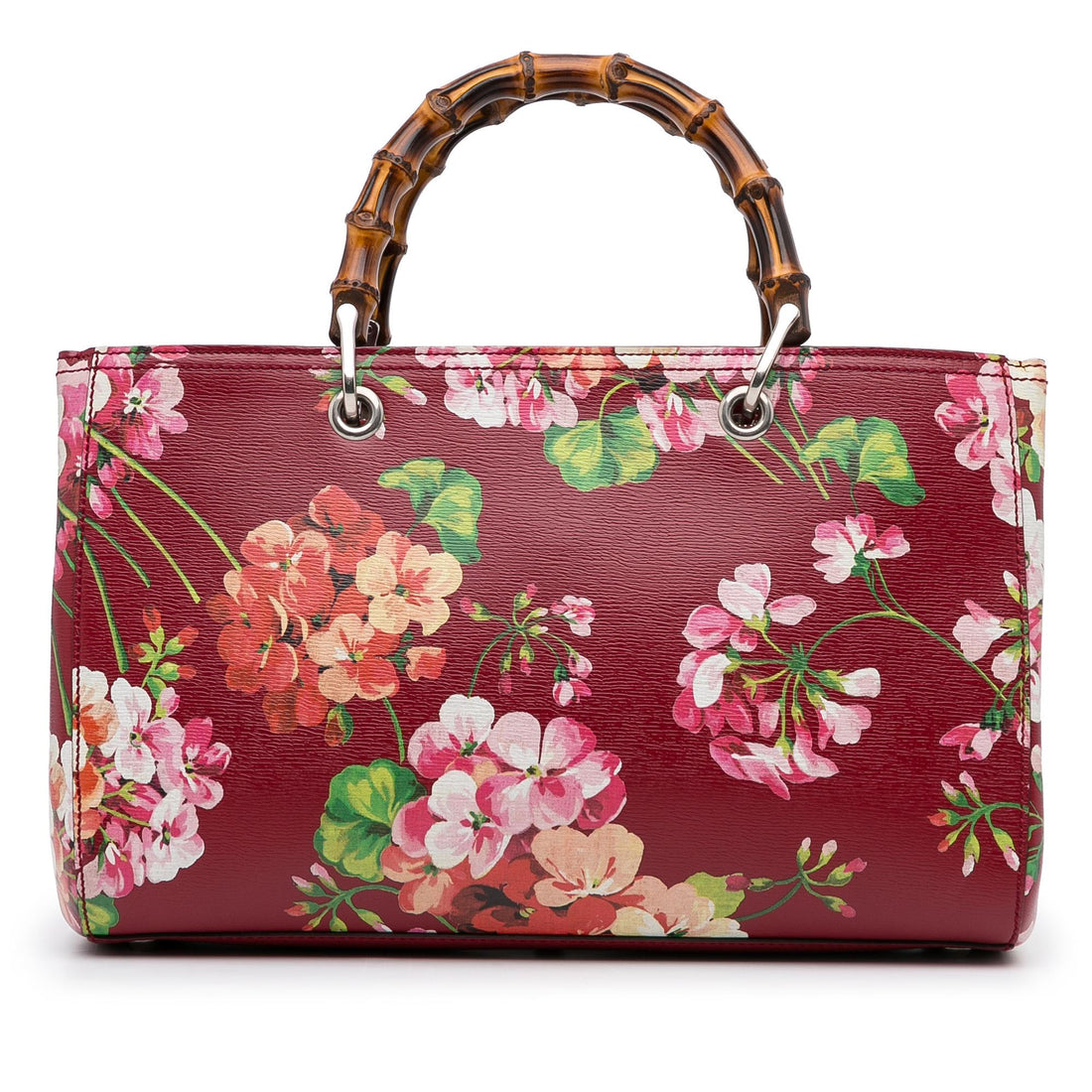 Gucci Medium Blooms Bamboo Shopper (SHG-iYBrtB)