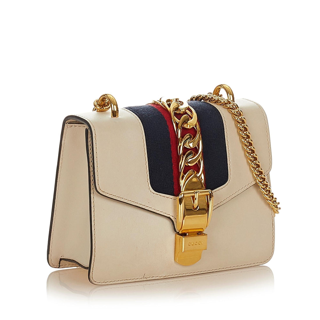 Gucci Mini Sylvie Leather Chain Shoulder Bag