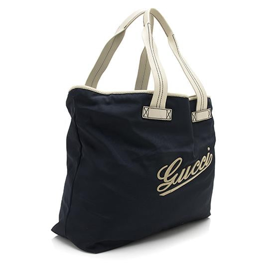 Gucci Nylon Logo Tote