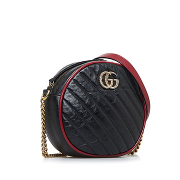 Gucci Round GG Marmont Crossbody Bag (SHG-4utPJf)