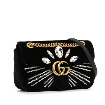 Gucci Small GG Marmont Matelasse Crossbody (SHG-UKnsD6)