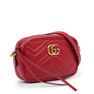 Gucci Small GG Marmont Matelasse Crossbody (SHG-MMqwXR)