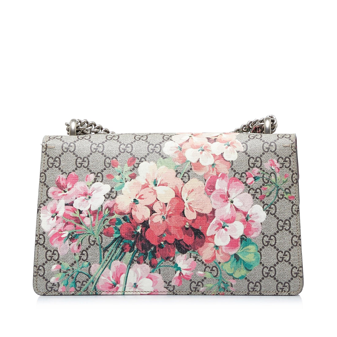 Gucci Small GG Supreme Blooms Dionysus Shoulder Bag (SHG-2lCEJt)