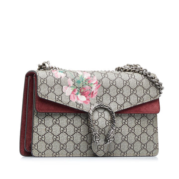 Gucci Small GG Supreme Blooms Dionysus Shoulder Bag (SHG-2lCEJt)