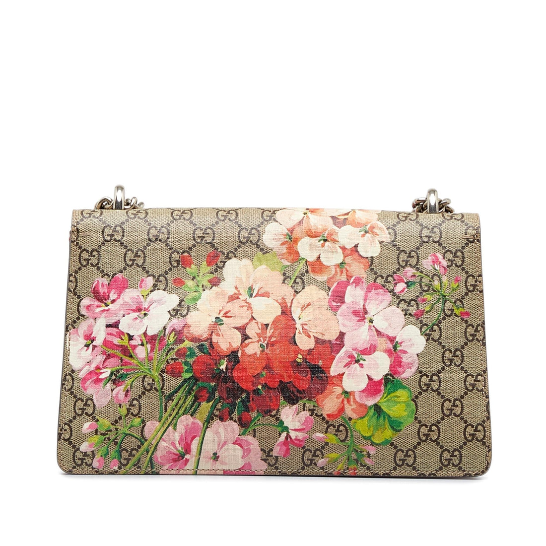 Gucci Small GG Supreme Blooms Dionysus Shoulder Bag (SHG-UM1oOs)
