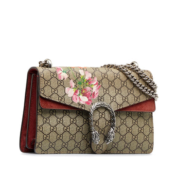 Gucci Small GG Supreme Blooms Dionysus Shoulder Bag (SHG-UM1oOs)