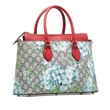 Gucci Small GG Supreme Blooms Linea A Tote (SHG-tw2bJF)