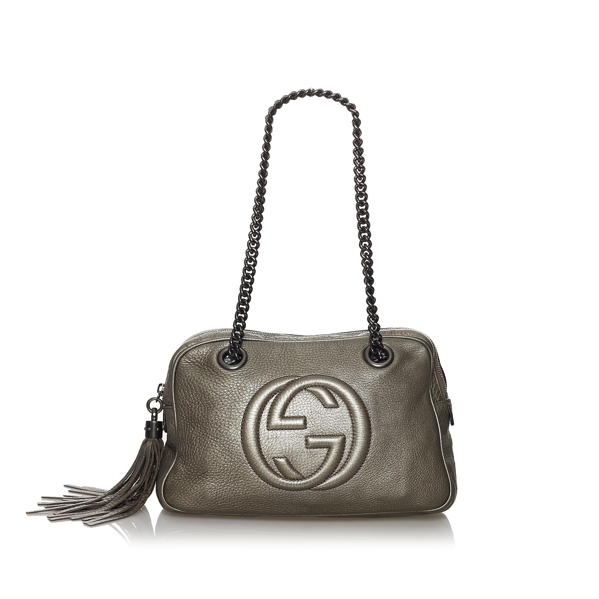 Gucci Soho Chain Leather Shoulder Bag
