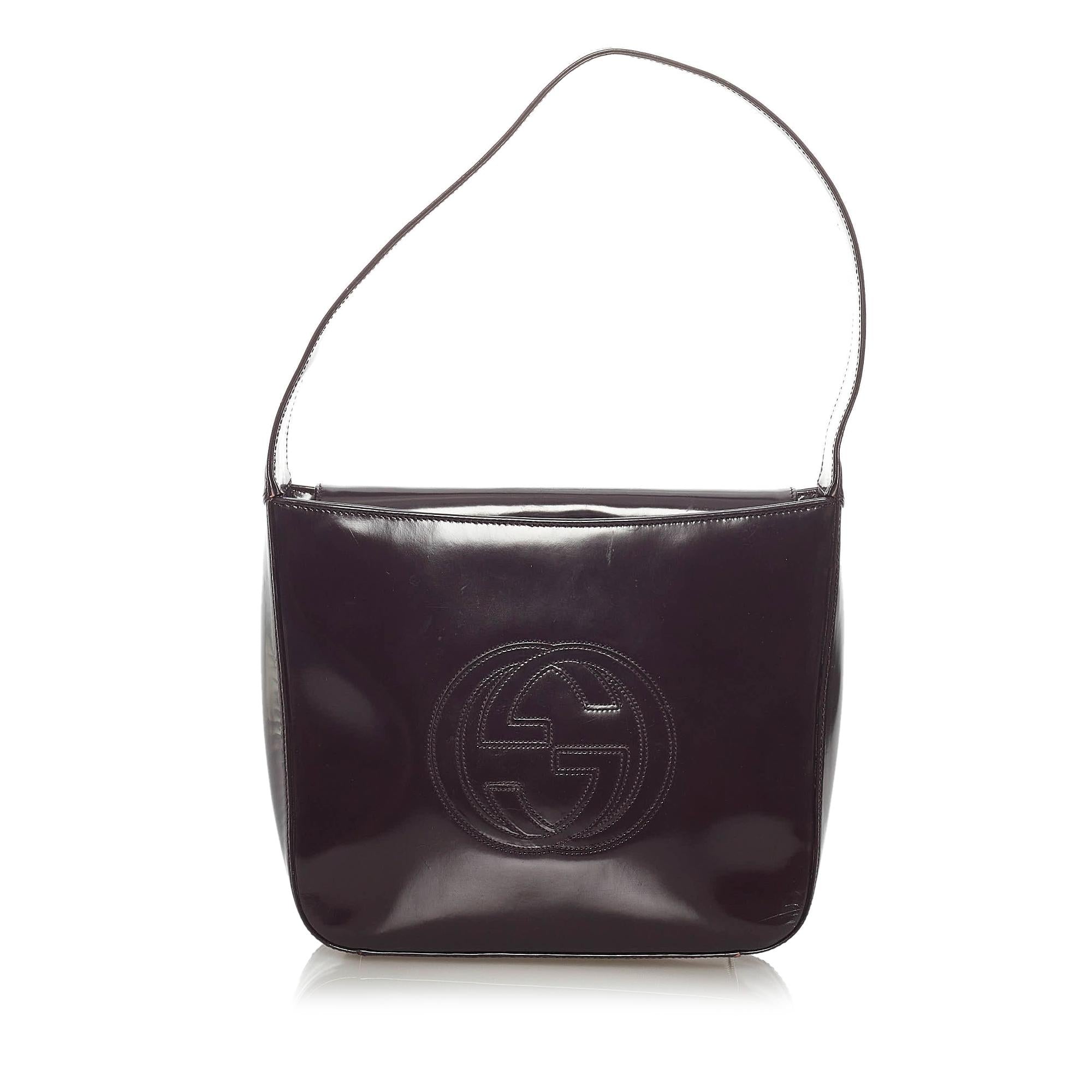 Gucci Soho Patent Leather Shoulder Bag