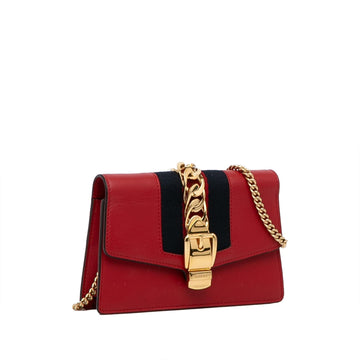 Gucci Super Mini Sylvie Crossbody Bag (SHG-WQPGZl)