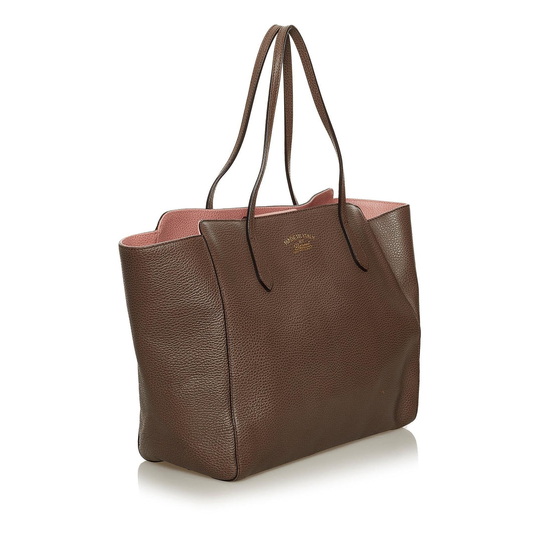 Gucci Swing Leather Tote Bag