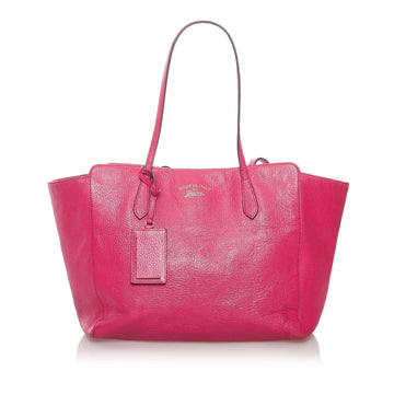 Gucci Swing Leather Tote Bag