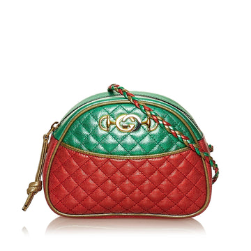 Gucci Trapuntata Leather Crossbody Bag