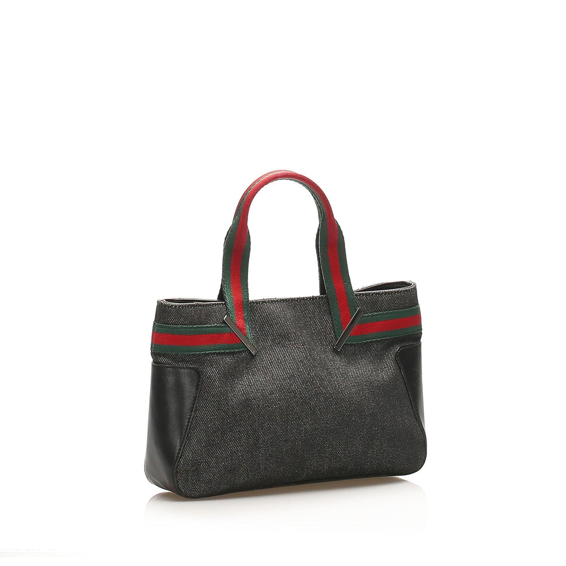 Gucci Web Denim Tote Bag (SHG-15408)