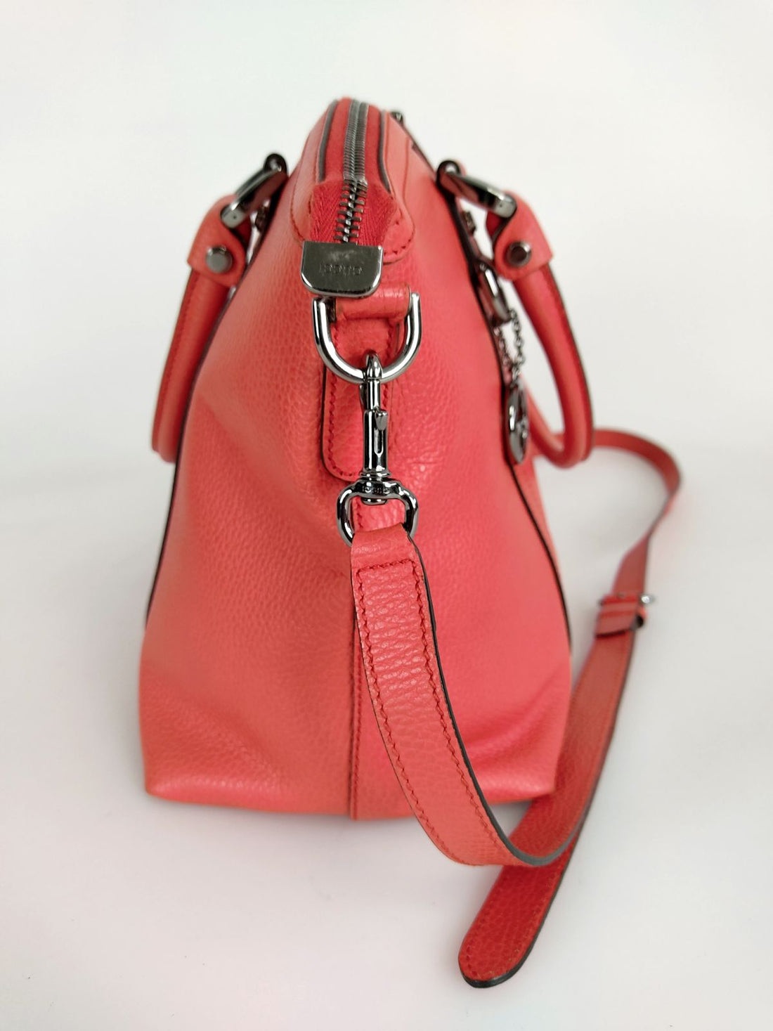 GUCCI Gucci Gucci shoulder bag in coral red leather