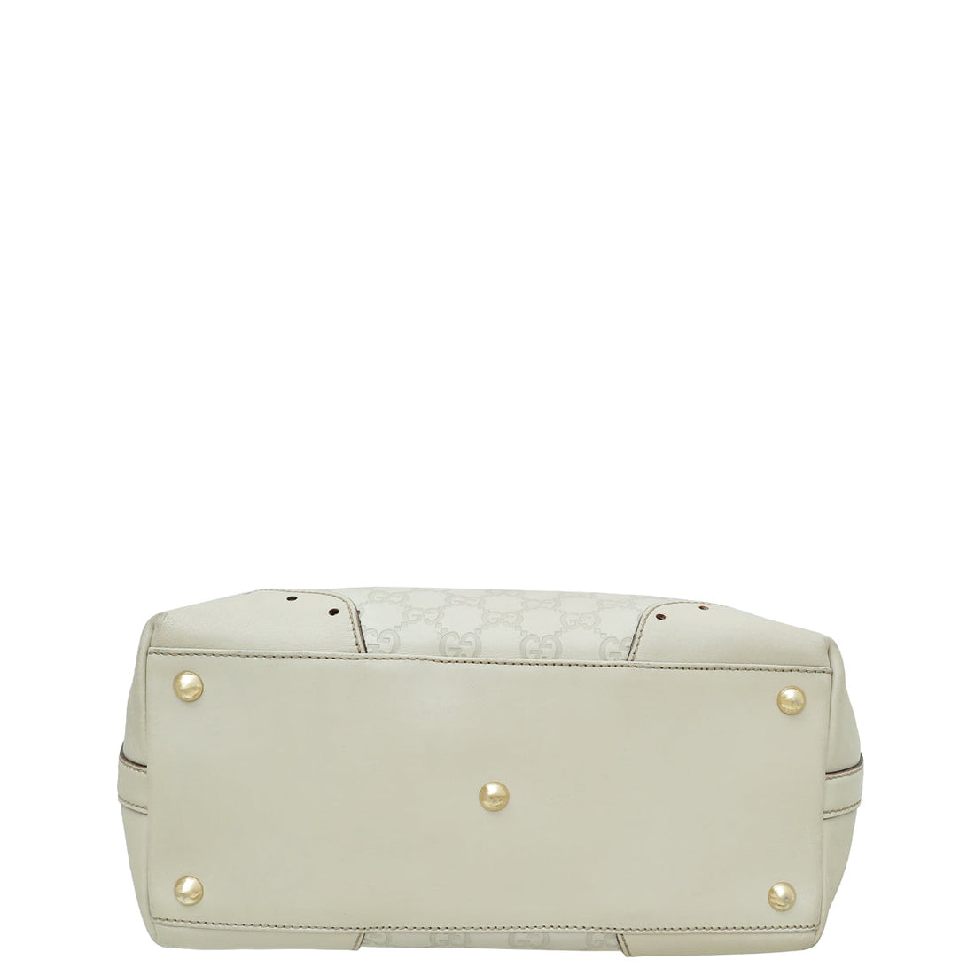 Gucci Ivory Guccissima Punch Tote Bag