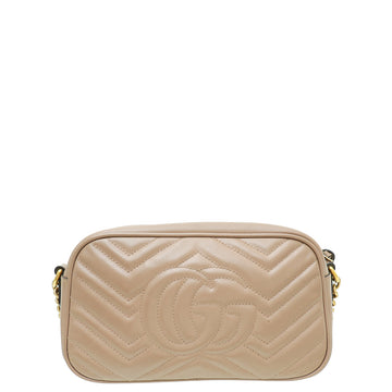 Gucci Dusty Pink GG Marmont Small Camera Shoulder Bag