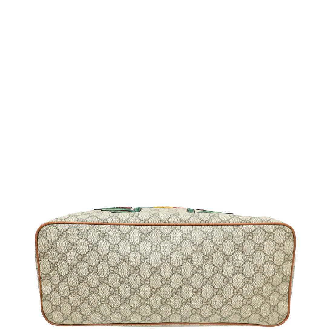 Gucci Bicolor Soft GG Supreme Floral/Bird Embroidered Ltd. Ed. Tote Bag