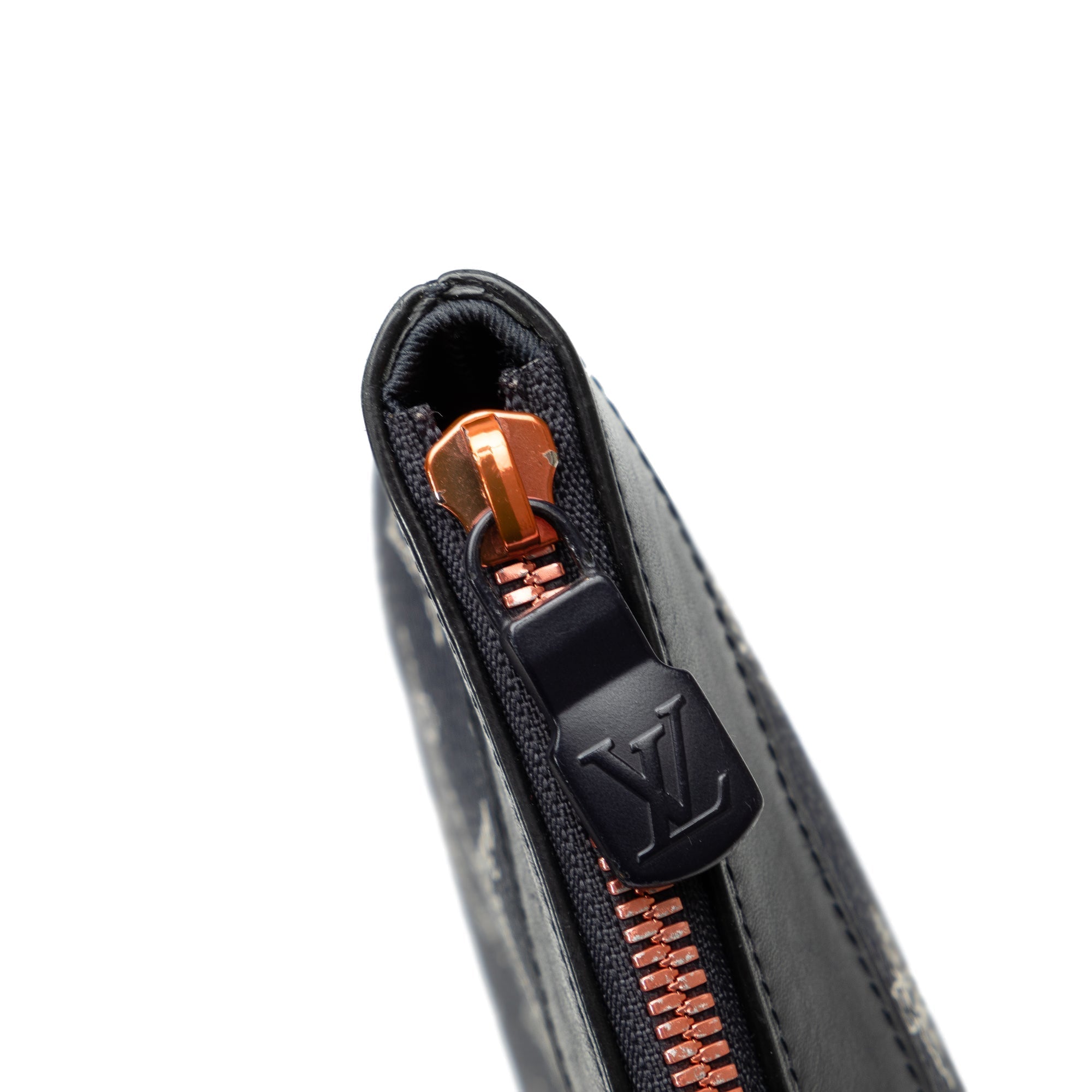 Black Louis Vuitton Monogram Ink Upside Down Apollo Pochette Clutch Bag