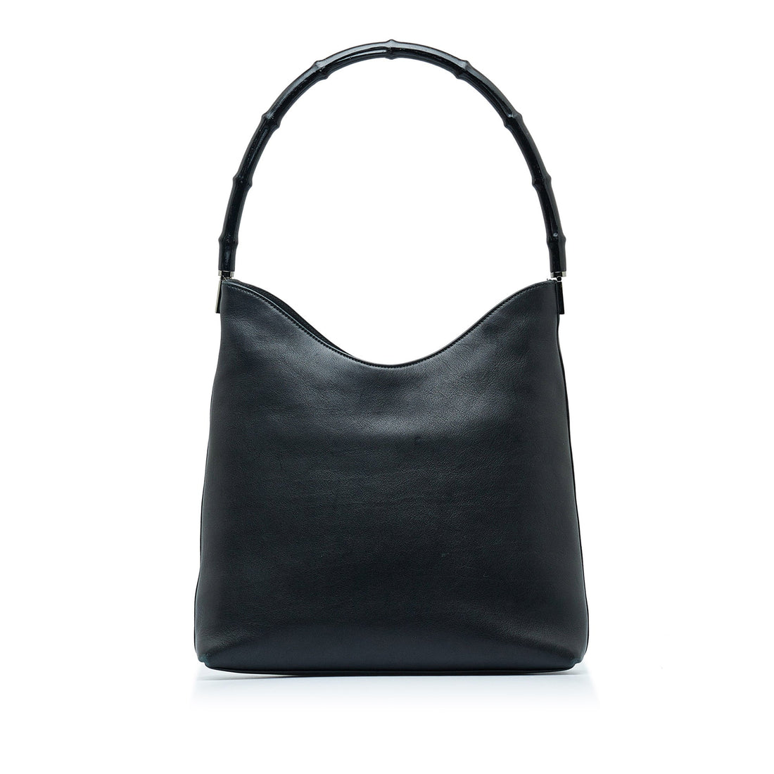 GUCCI Bamboo Leather Shoulder Bag