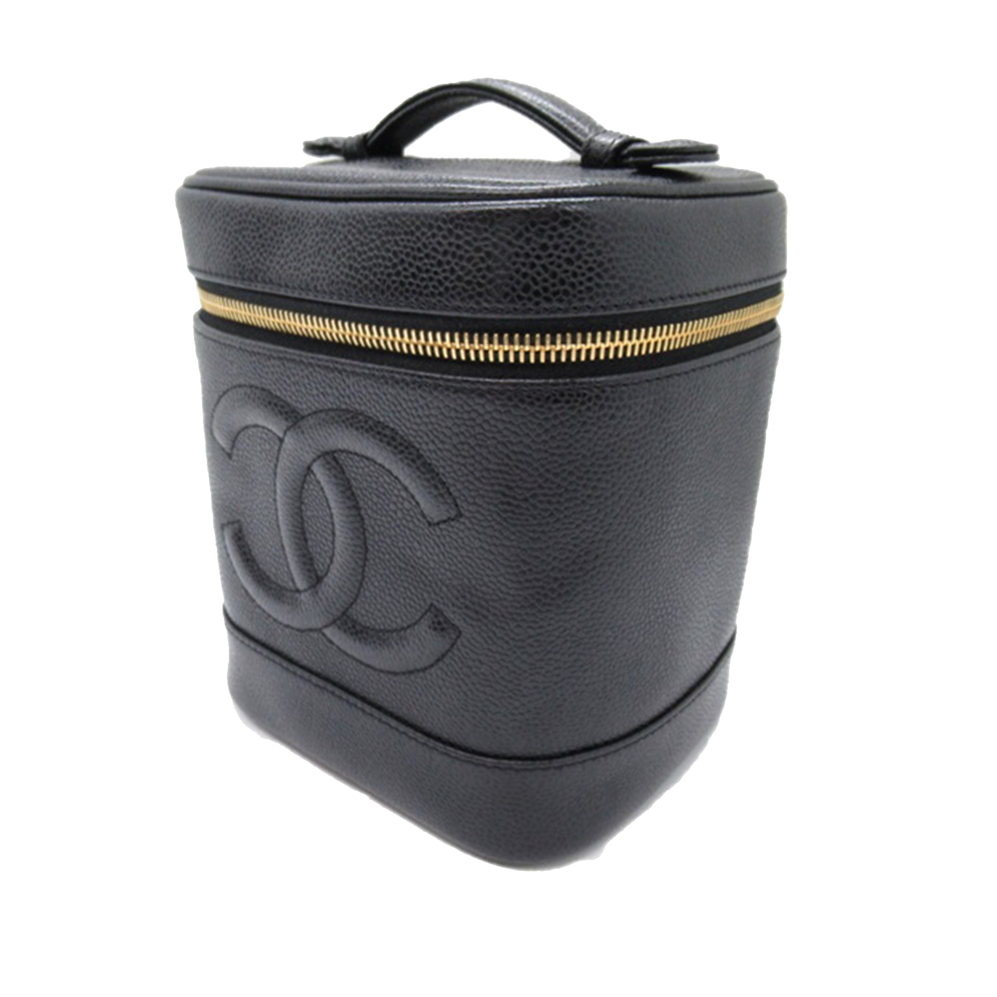Chanel CC Caviar Vanity Case Vanity Bag