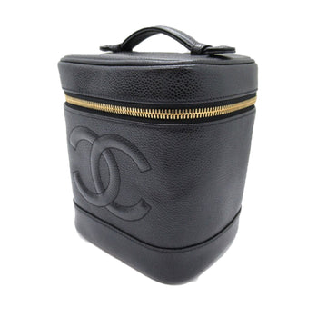 Chanel CC Caviar Vanity Case Vanity Bag