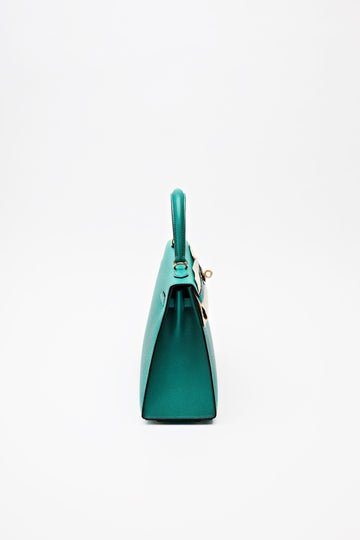 Hermes Kelly II 25 Vert Jade Sellier Epsom Calfskin