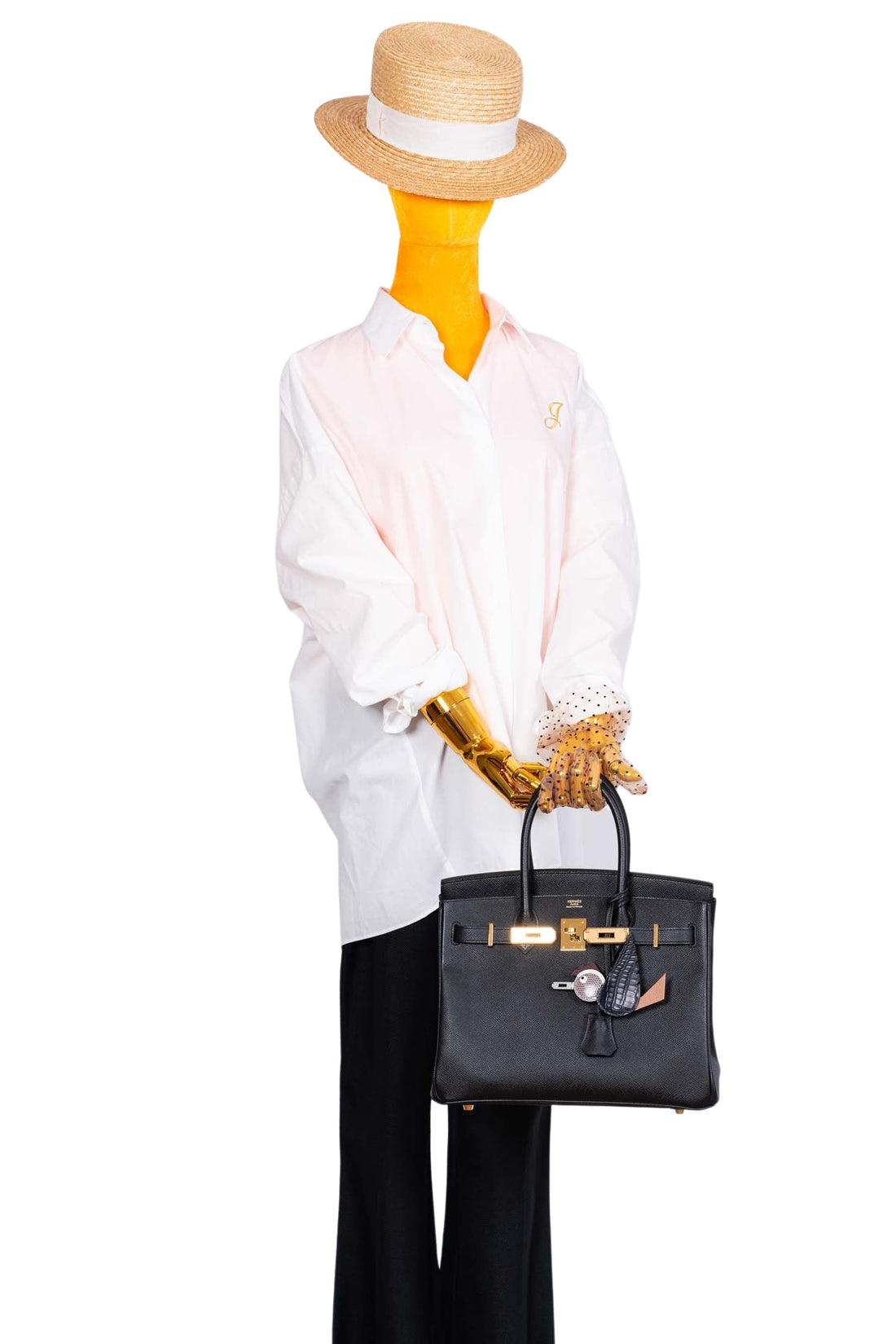 Hermès Birkin 30 Black Epsom Gold Hardware